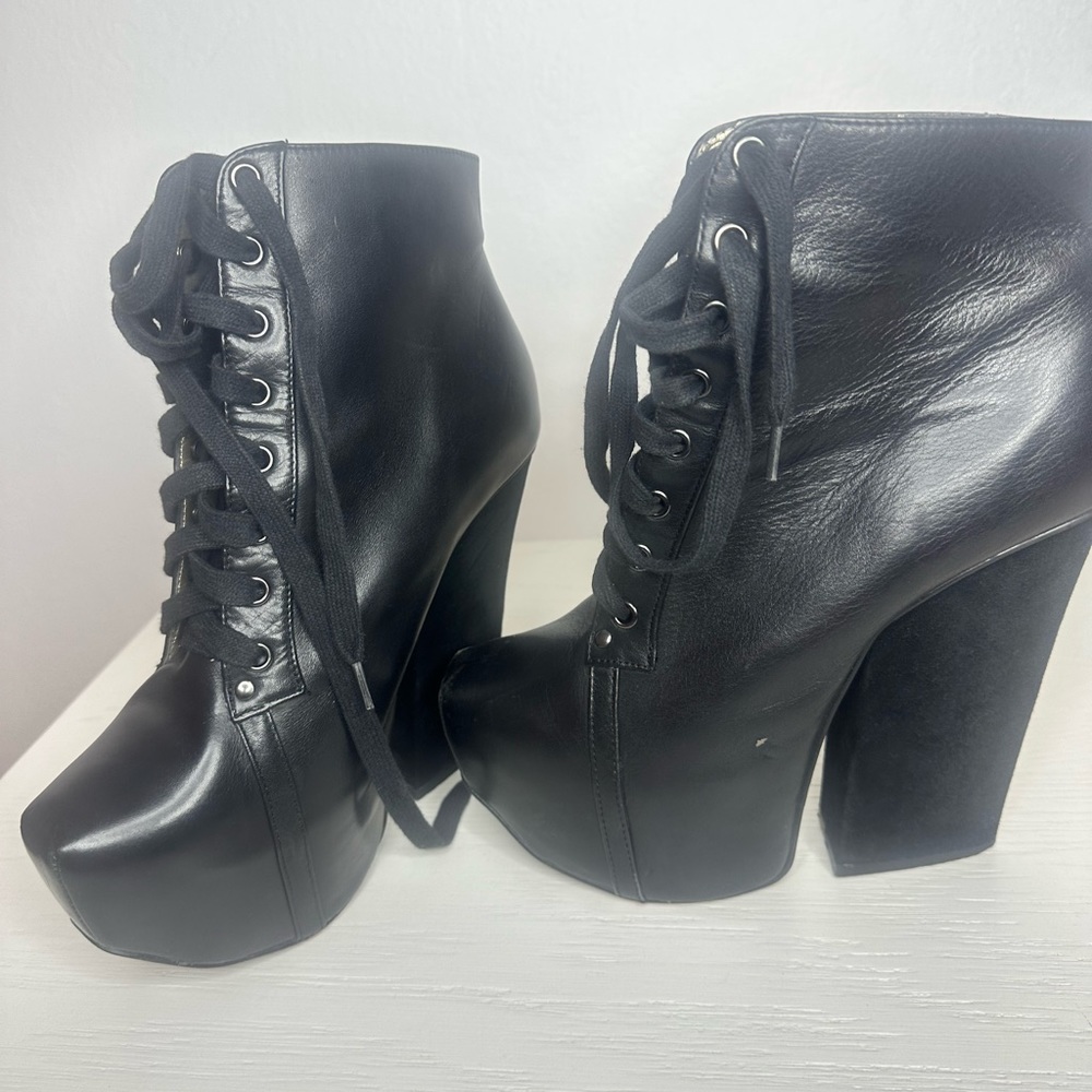 Jeffrey Campbell black booties